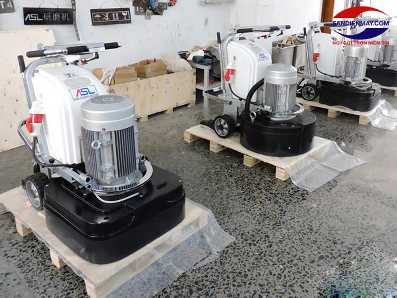 Máy mài sàn công nghiệp ASL T1 với 12 đĩa mài